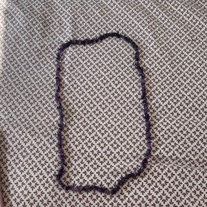 Elegant Purple Beaded Necklace